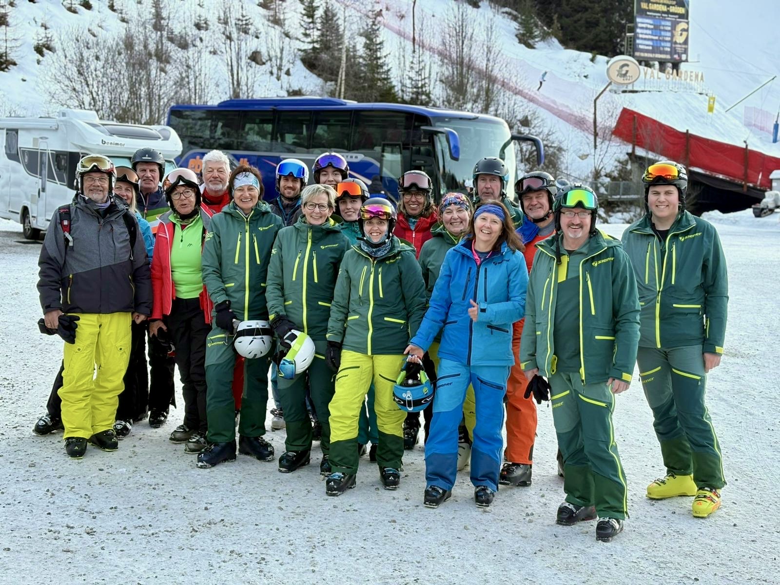 Reisegruppe vom Skiclub Bogen in Südtirol